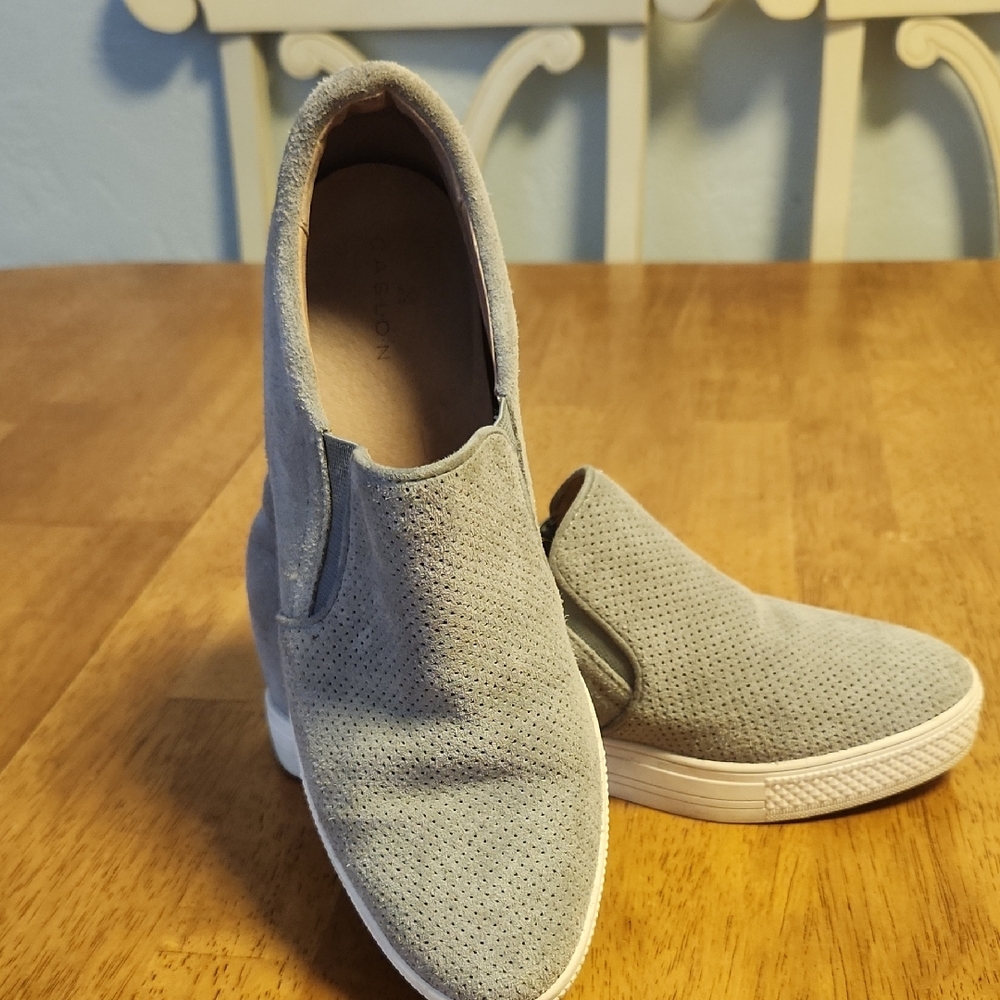 Caslon Light Gray Women's Slip-On Loafers
